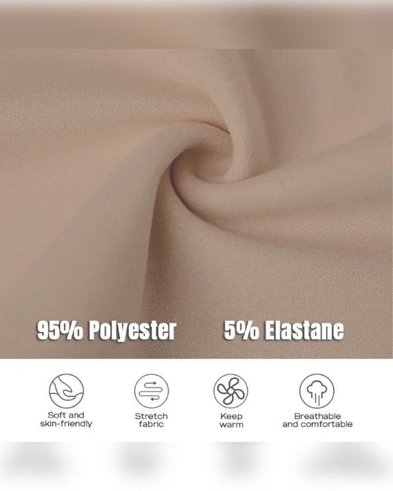 Stilla | Sweatshirtkjole med Lange Ærmer Lynlås og Slids