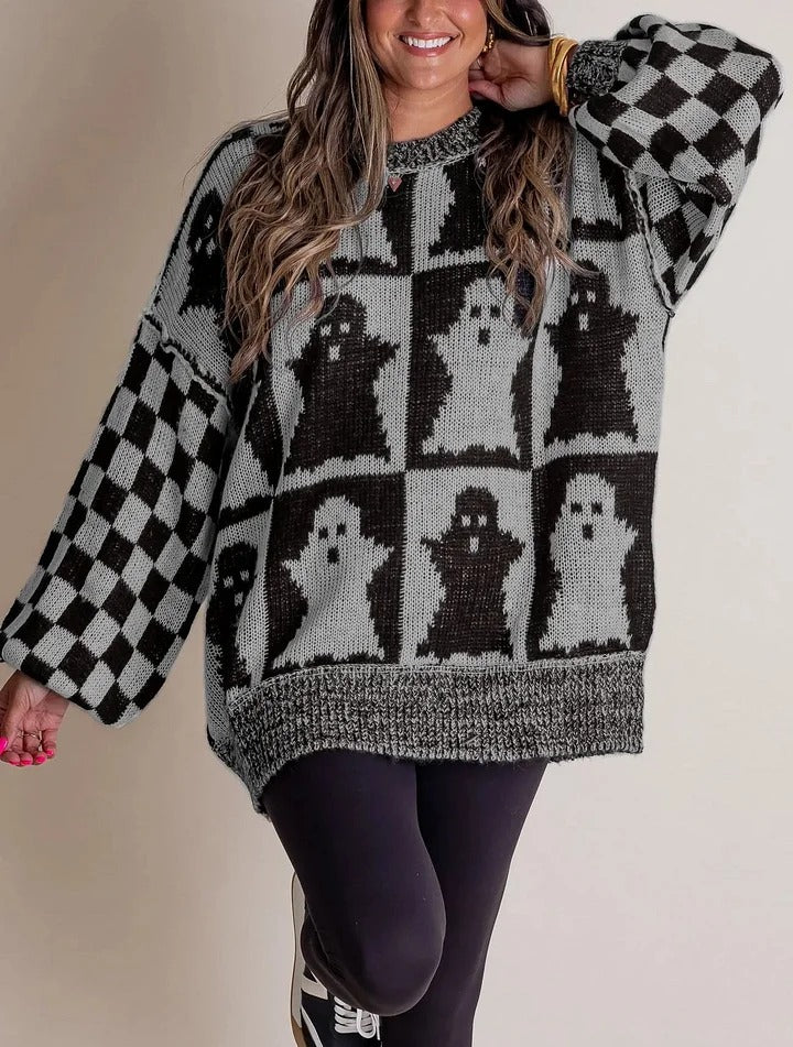 Stilla | Halloween Ternet Strik Sweater