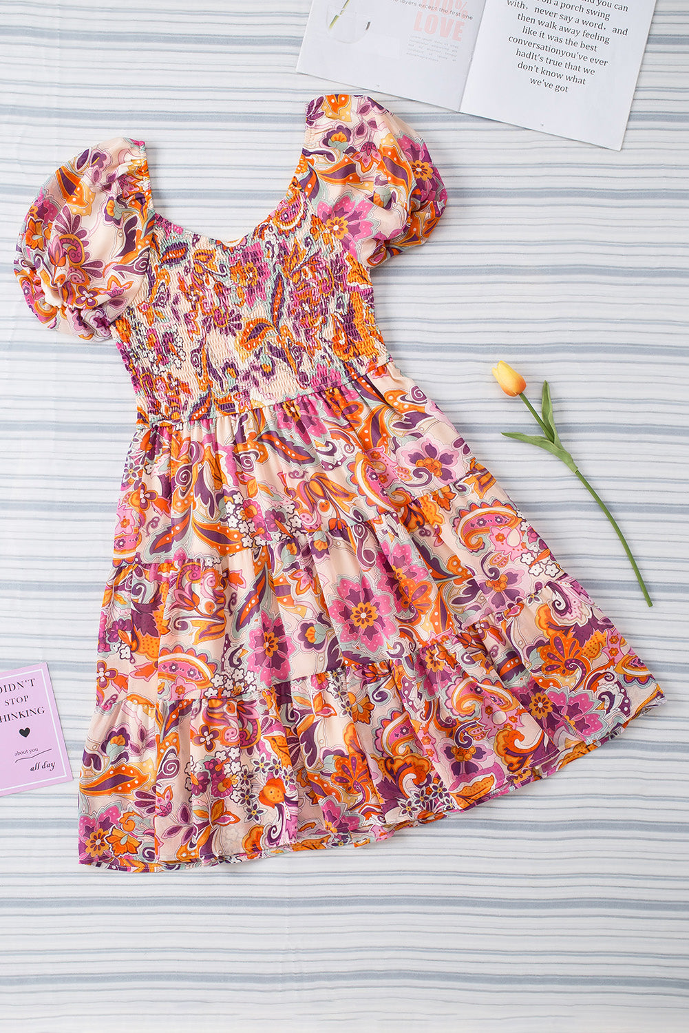 Stilla | Smocked Lagdelt Kjole
