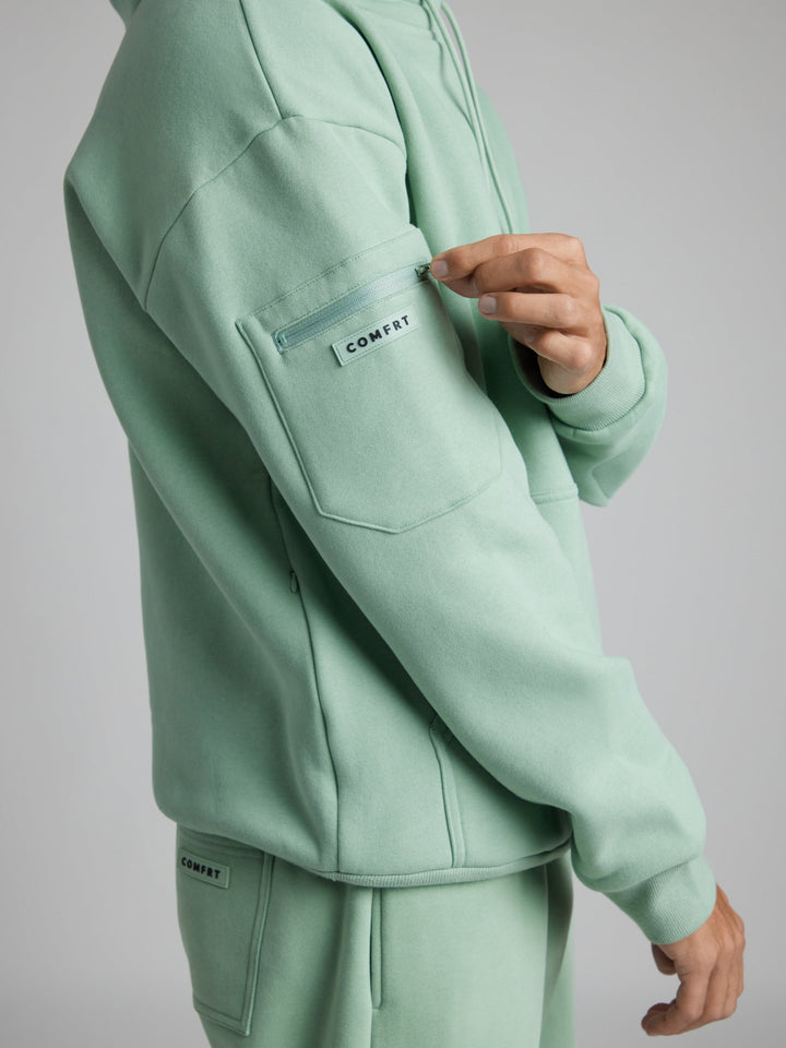 Stilla | Cozy Travel Hoodie med Flytilstand Grafisk