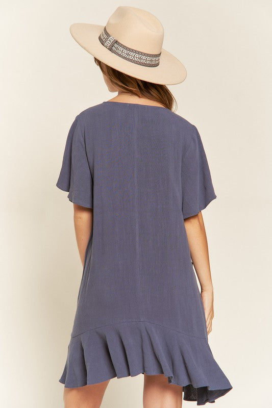 Stilla | Ruffle Mini Kjole