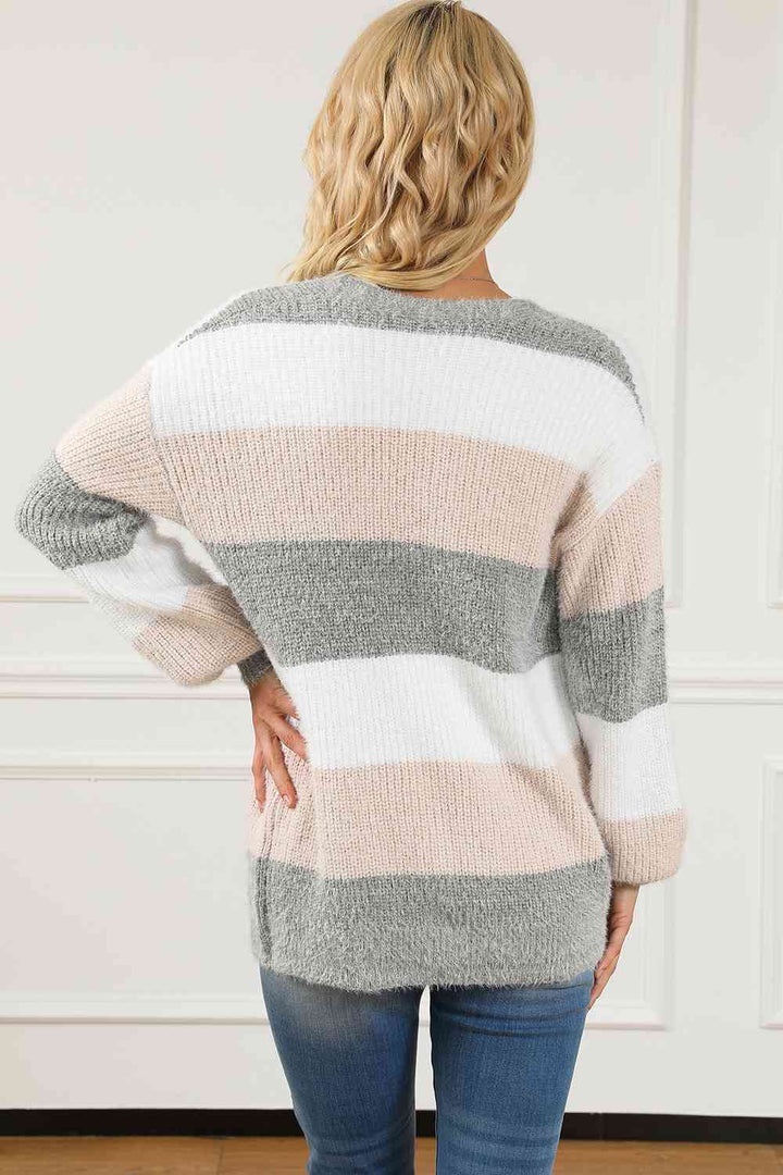 Stilla | Knapfront V-hals Langærmet Cardigan
