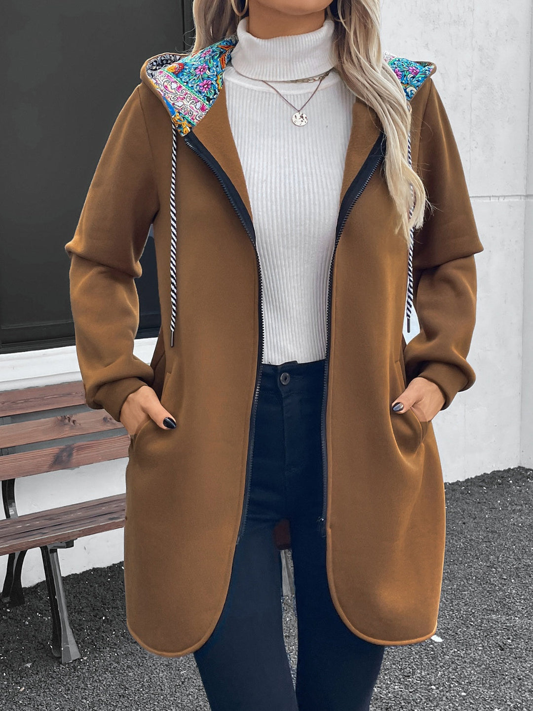 Stilla | Outdoor Beklædning Med Lange Ærmer, Hoodie, Snøre og Lynlås