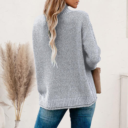 Stilla | Nakke Droppet Skulder Langærmet Sweater