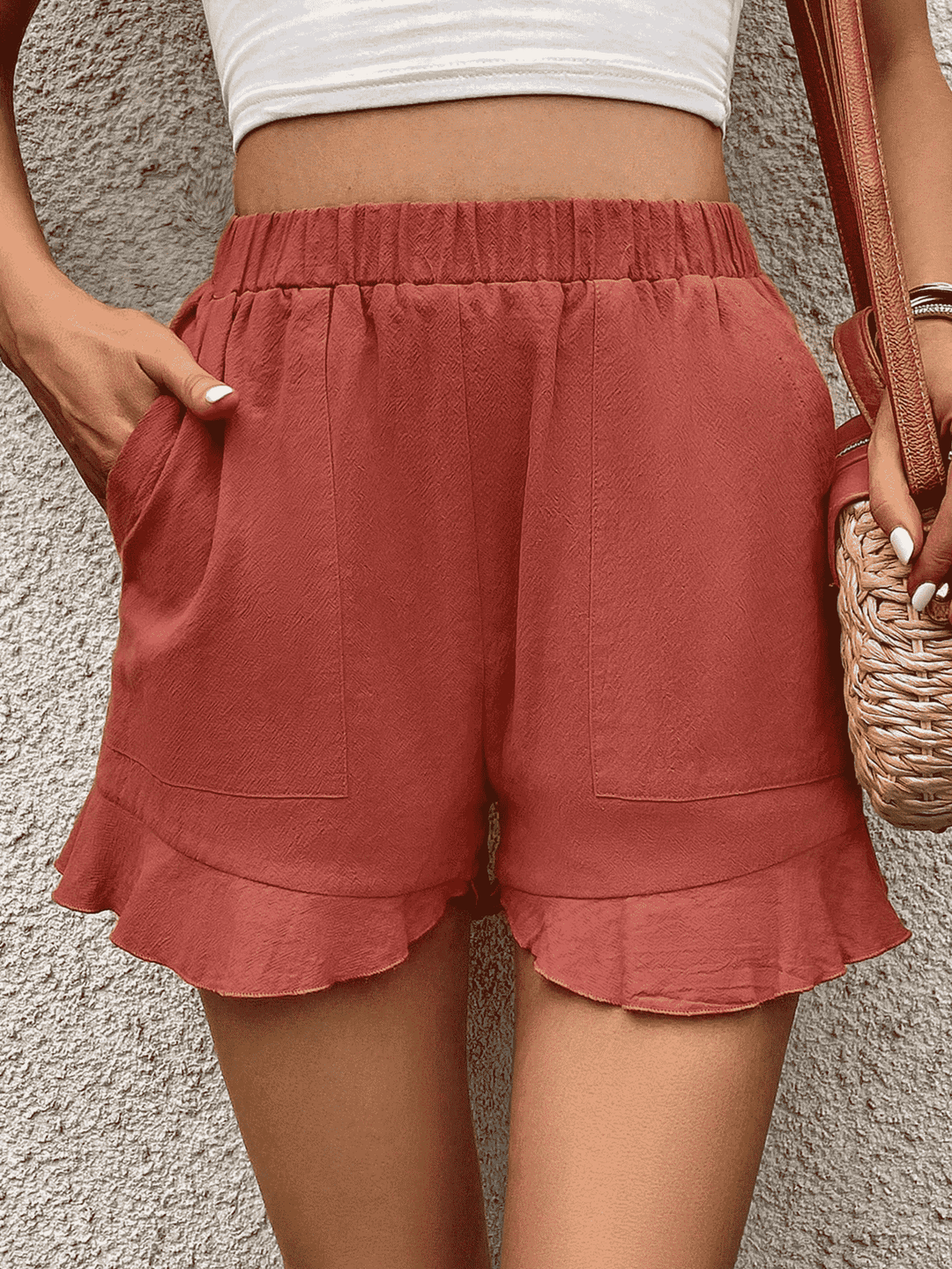 Stilla | Trim Shorts med Lomme