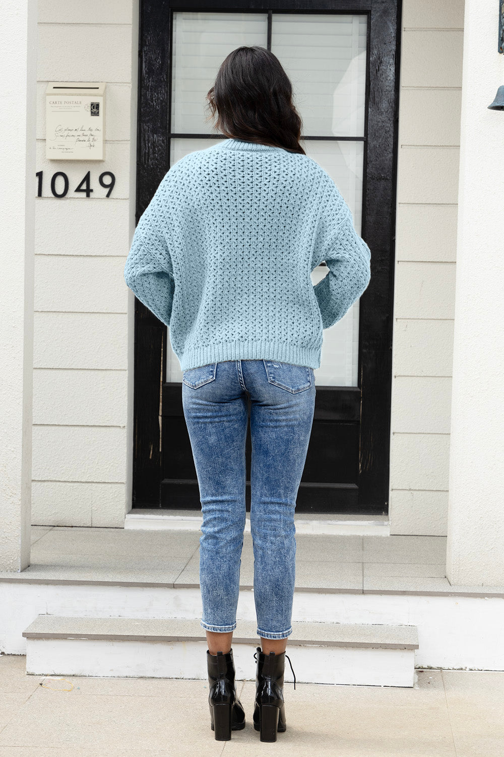 Stilla | V Hals Langærmet Sweater