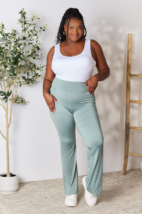 Stilla | Full Size Wide Waistband Sportsbukser
