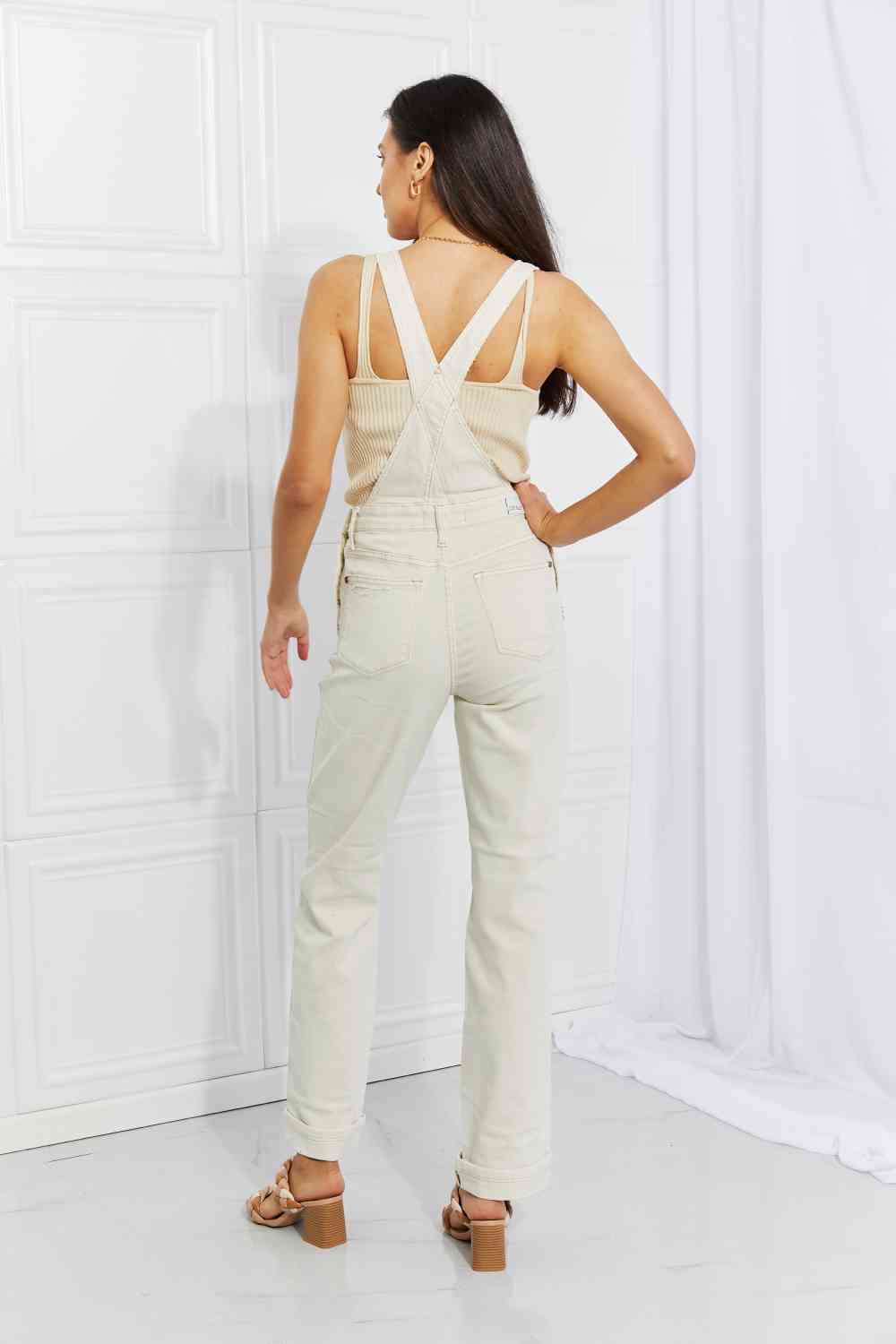 Stilla | Blå Full Size Taylor Høj Talje Overall
