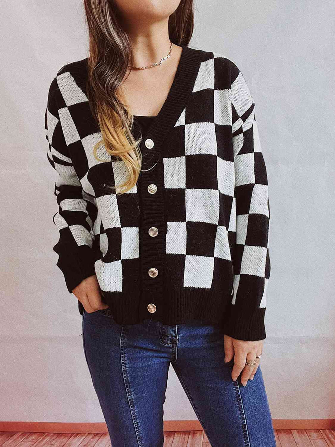 Stilla | Åben Front Knap Cardigan