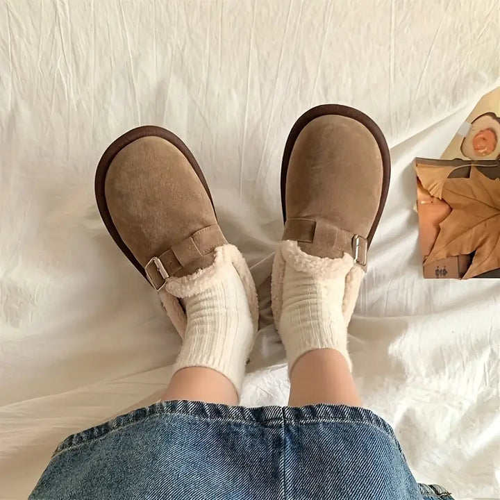 Stilla | Lunt Loafers Med Fleeceforing Varme Slip on Blød Sål Skridsikre