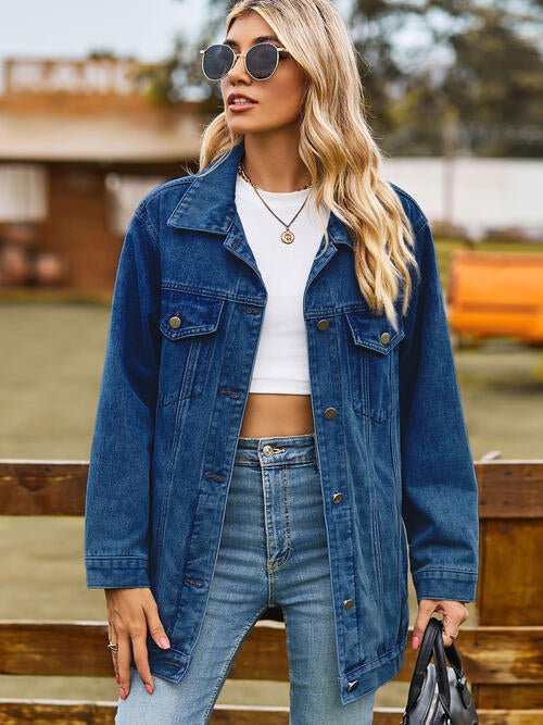 Stilla | Denimjakke Med Lommer