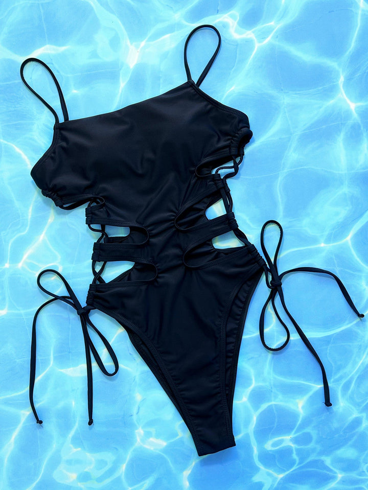 Stilla | Snøre Spaghetti Strop One-piece Badedragt
