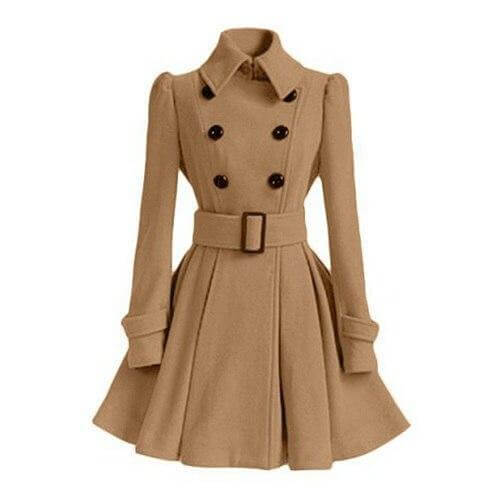 Stilla | Dame Dobbeltknap Vindjakke Trenchcoat
