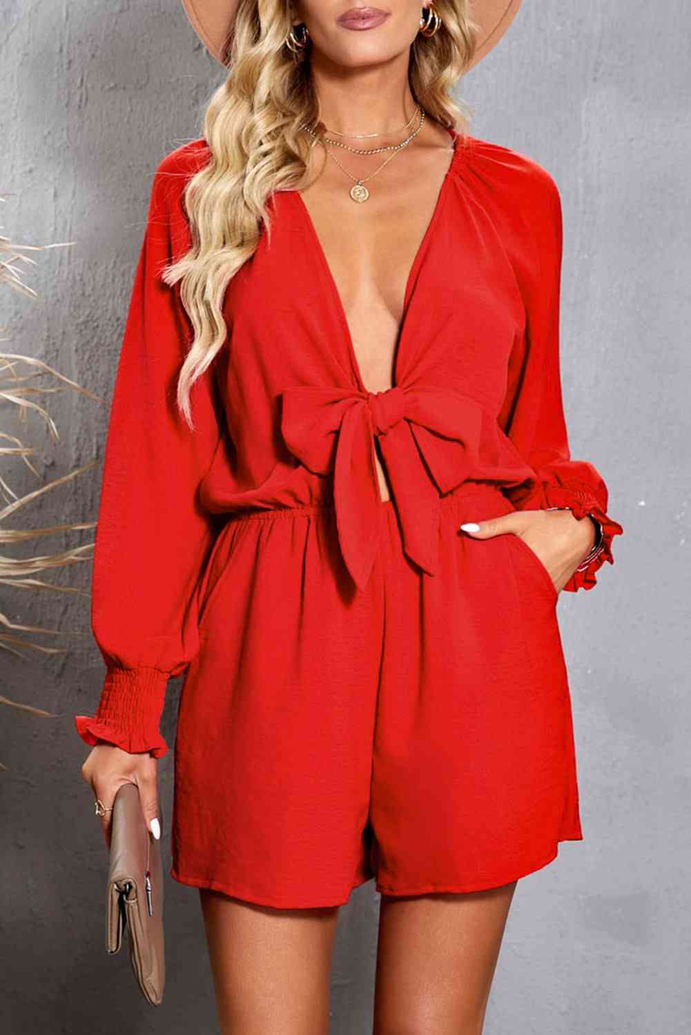 Stilla | Flounce Ærme Dykker romper