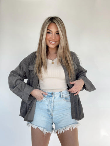 Stilla | Snøre Peplum Top