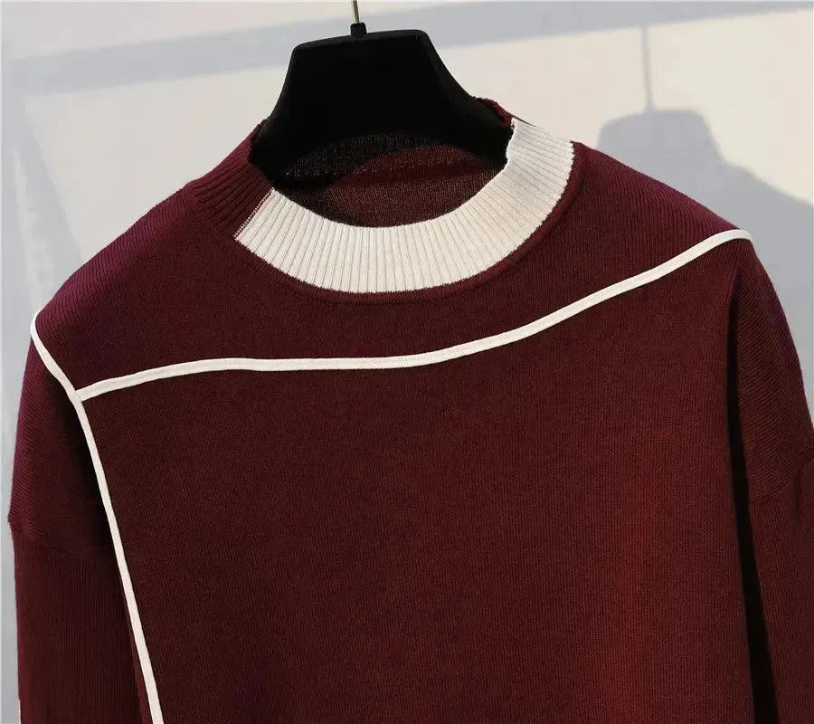 Stilla | Dame Fritid Stribet To Delt Pullover Sæt