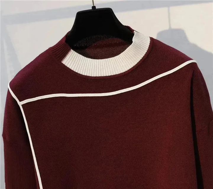 Stilla | Dame Fritid Stribet To Delt Pullover Sæt