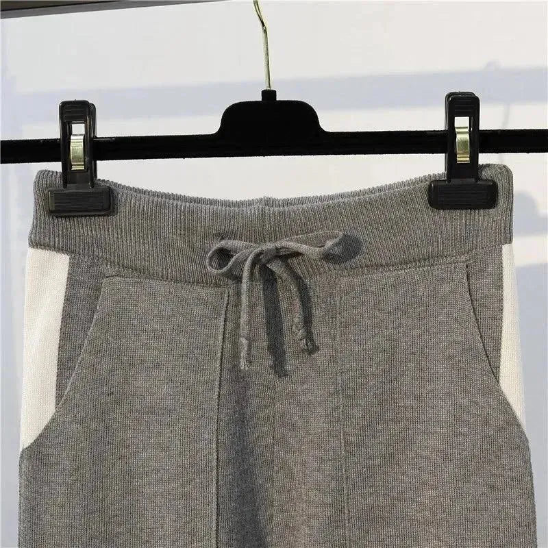 Stilla | Dame Fritid Stribet To Delt Pullover Sæt