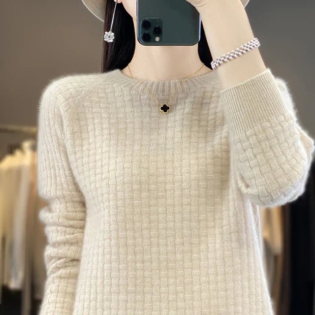 Stilla | Klassisk Struktureret Strikket Pullover