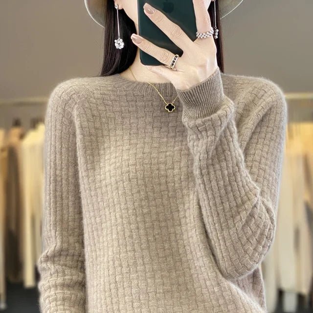 Stilla | Klassisk Struktureret Strikket Pullover