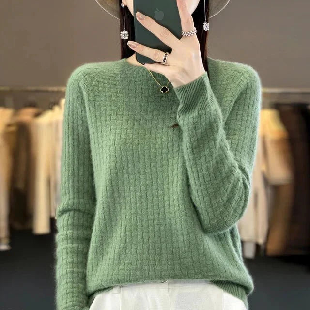 Stilla | Klassisk Struktureret Strikket Pullover
