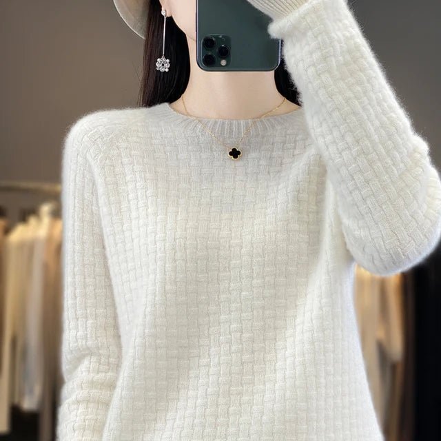 Stilla | Klassisk Struktureret Strikket Pullover