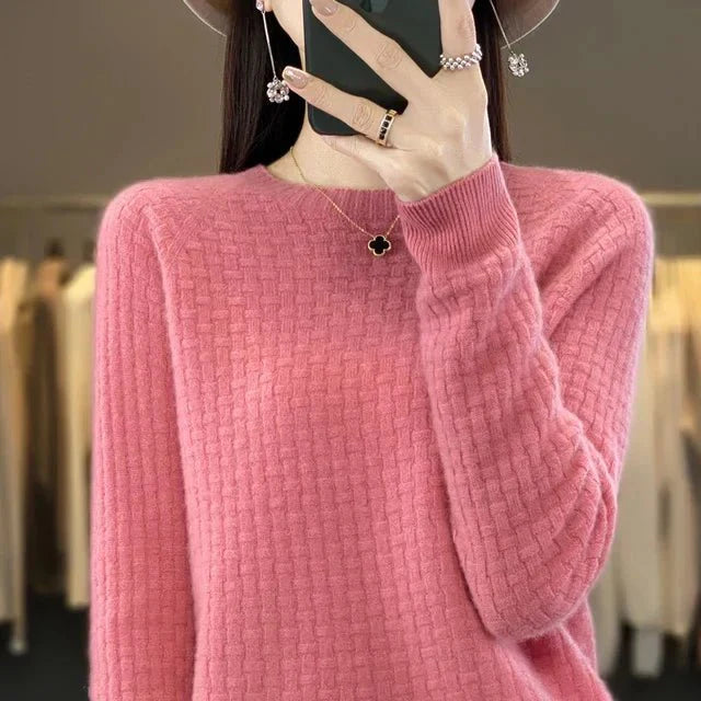 Stilla | Klassisk Struktureret Strikket Pullover