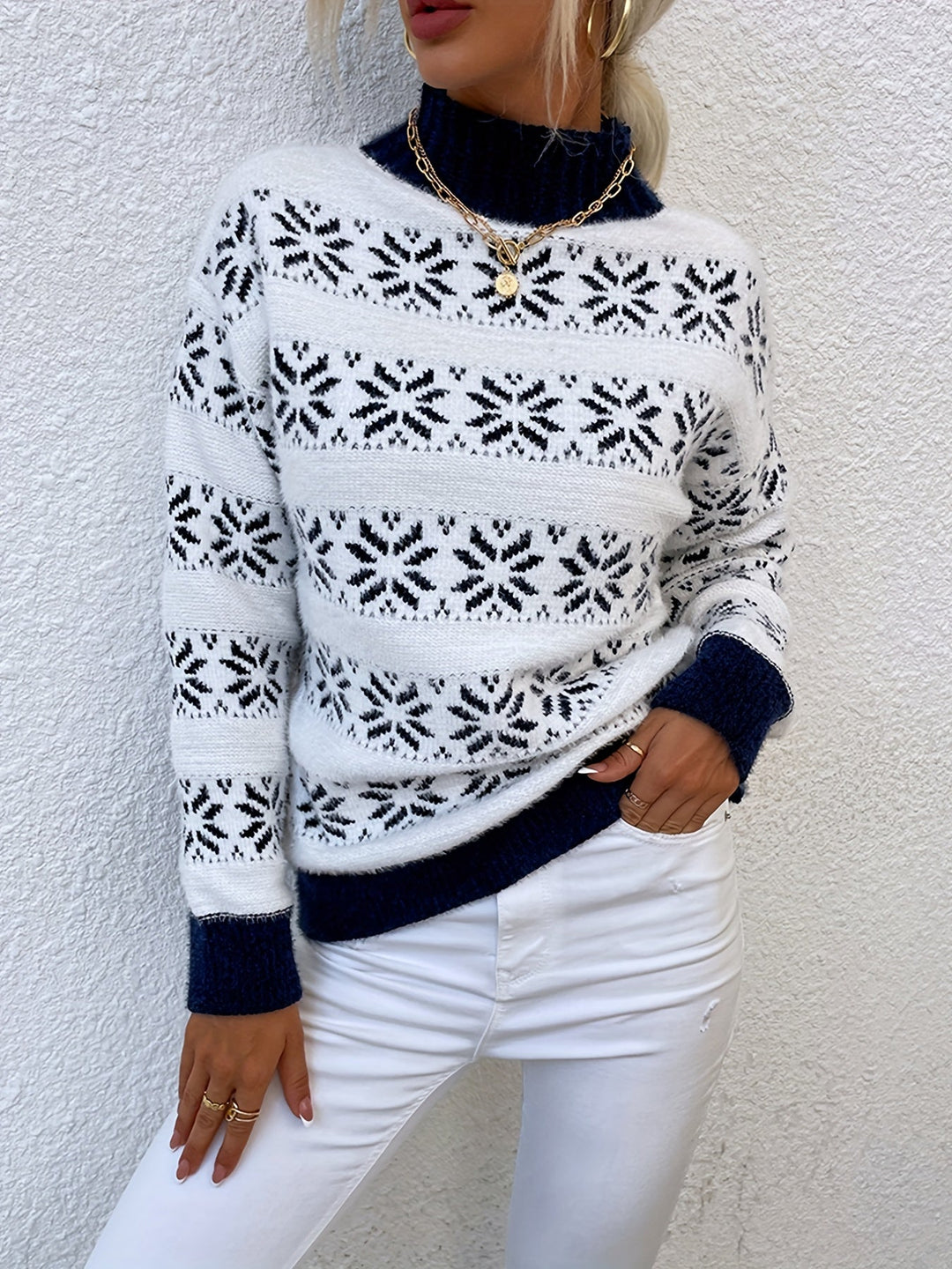 Stilla | Julemønster Pullover
