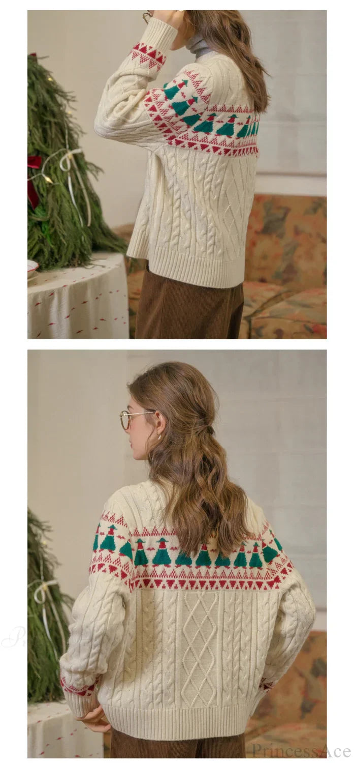 Stilla | Juletræ Vintage Fair Isle Pullover