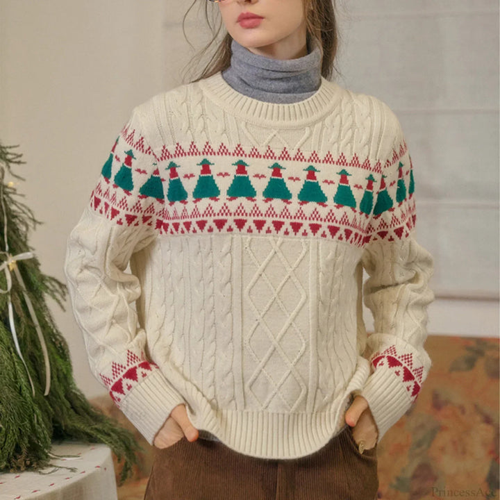 Stilla | Juletræ Vintage Fair Isle Pullover