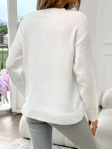 Stilla | Amerikansk Flag Rundhalset Pullover