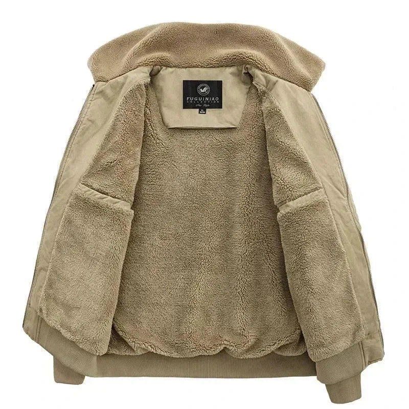 Stilla | Klassisk Fleece Mænds Vinterjakke