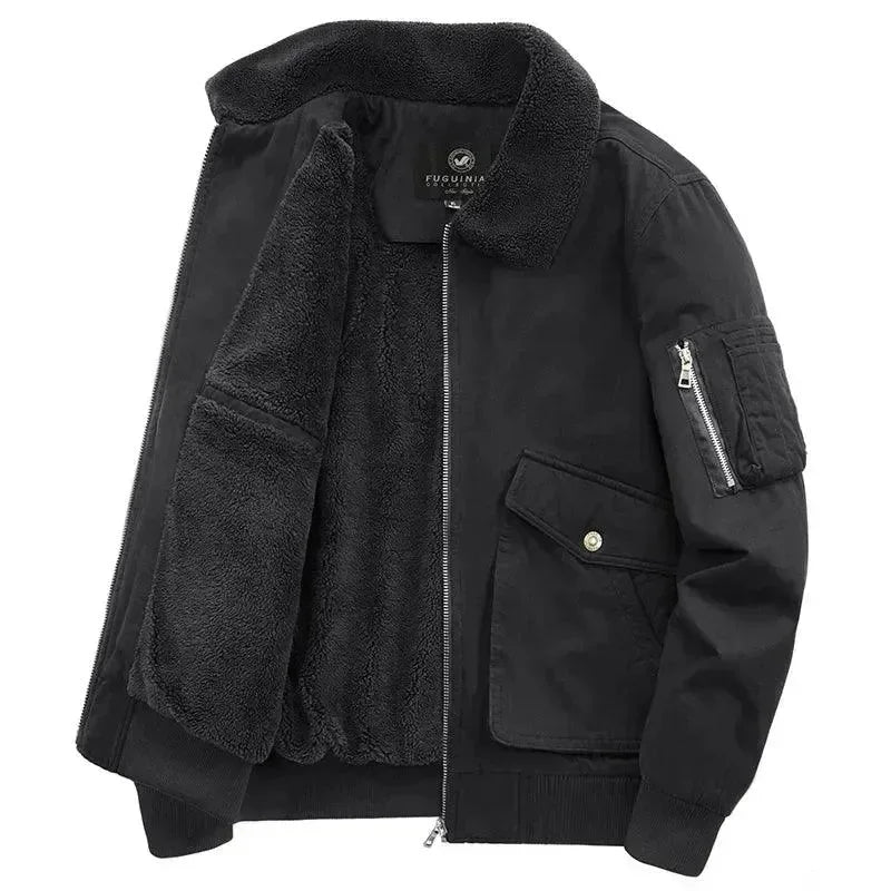 Stilla | Klassisk Fleece Mænds Vinterjakke