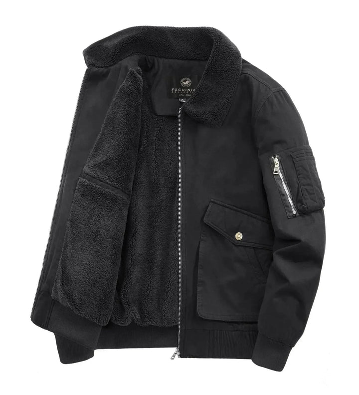 Stilla | Klassisk Fleece Mænds Vinterjakke