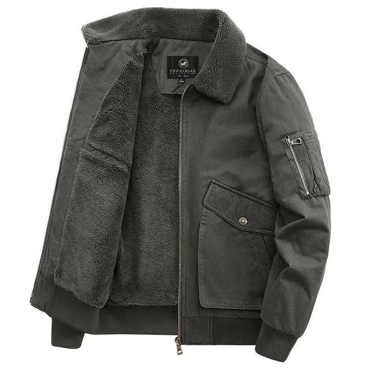 Stilla | Klassisk Fleece Mænds Vinterjakke