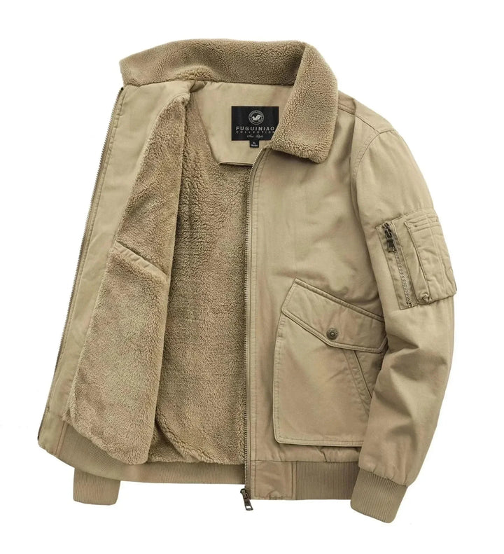 Stilla | Klassisk Fleece Mænds Vinterjakke