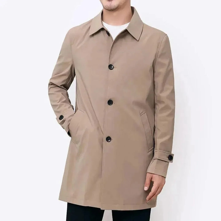 Stilla | Klassisk enradet herre-trenchcoat