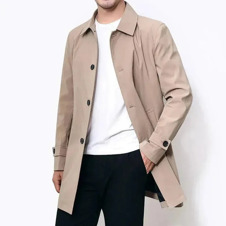 Stilla | Klassisk enradet herre-trenchcoat