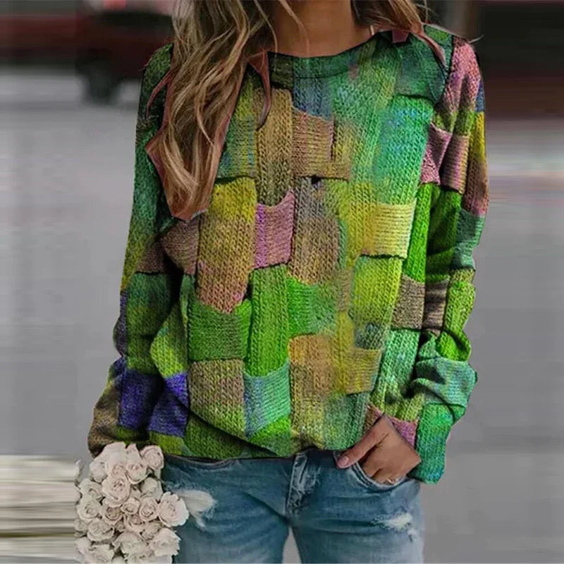 Stilla | Farverig kvinde sweater