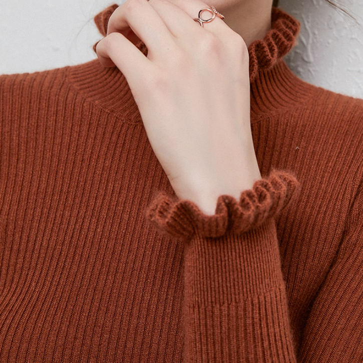 Stilla | Behagelig Cashmere Dame Rullekravepullover