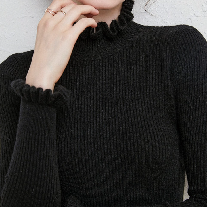 Stilla | Behagelig Cashmere Dame Rullekravepullover