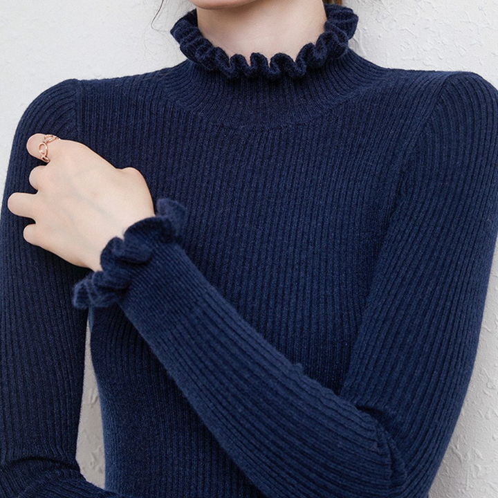 Stilla | Behagelig Cashmere Dame Rullekravepullover