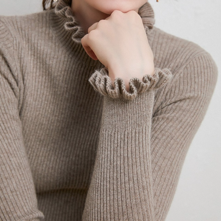 Stilla | Behagelig Cashmere Dame Rullekravepullover