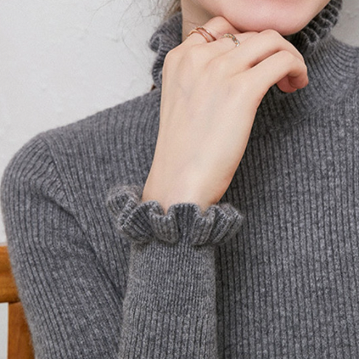 Stilla | Behagelig Cashmere Dame Rullekravepullover