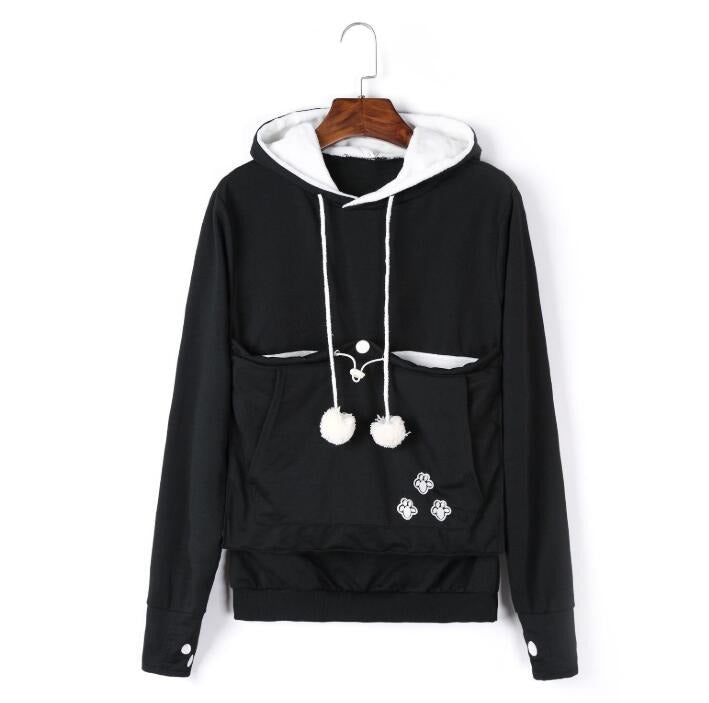 Stilla | Behagelig hoodie med katte lomme