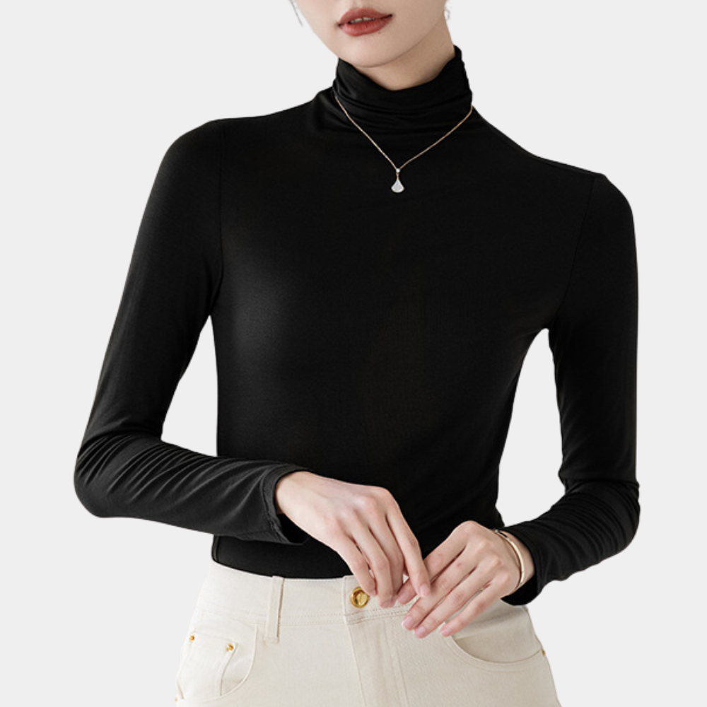 Stilla | Moderne Turtleneck Skjorte til Damer