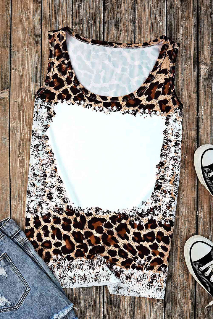 Stilla | Farveblok Scoop Neck Tunika Tank