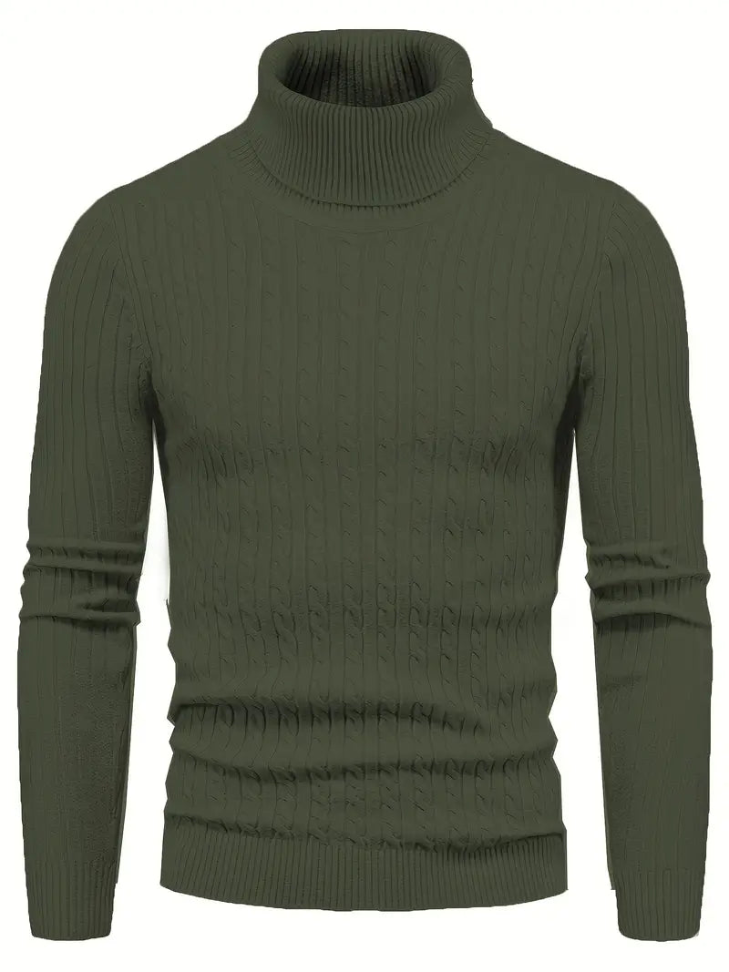 Stilla | Herresweater med højt halsudskæring