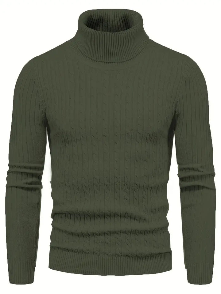 Stilla | Herresweater med højt halsudskæring