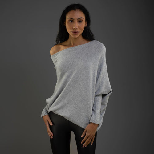 Stilla | Elegant pullover med skulderfri ærmer til damer